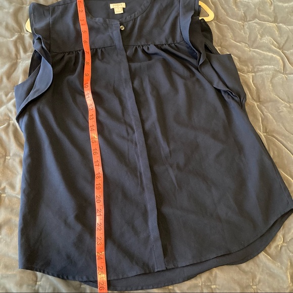 Navy Blue J.Crew Blouse - Picture 7 of 8